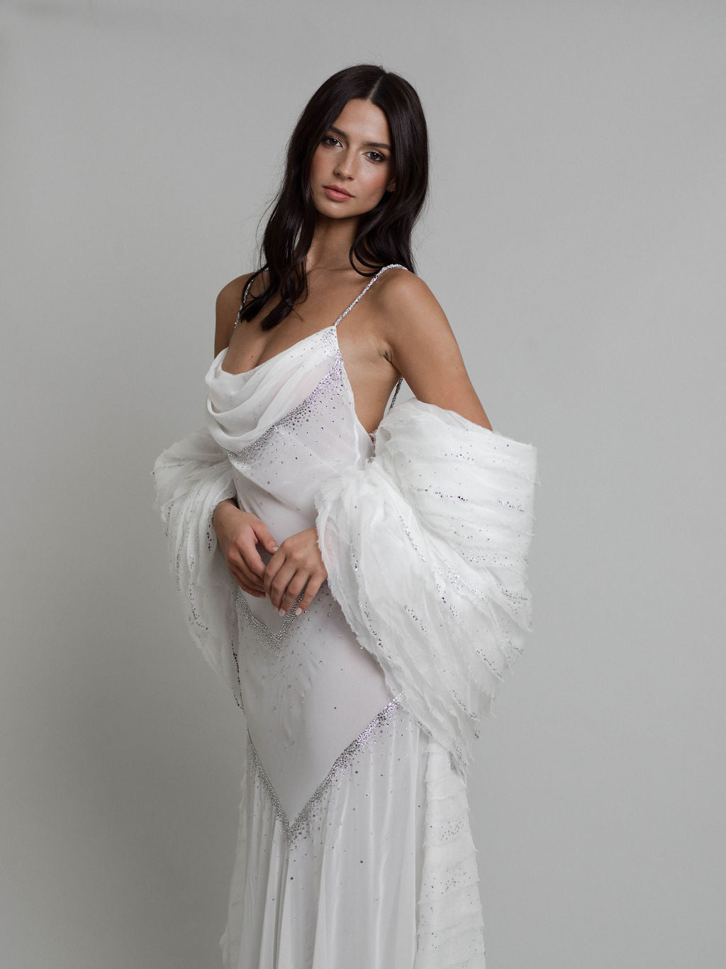 Rime Arodaky Bridal Falling Star robe de mariée strass