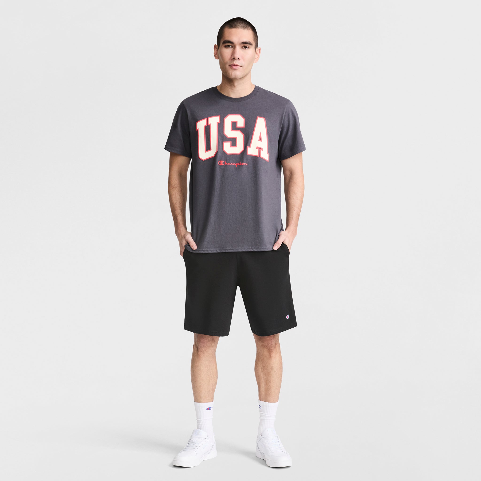 Champion 9 Lightweight Lounge Shorts short Noir coton