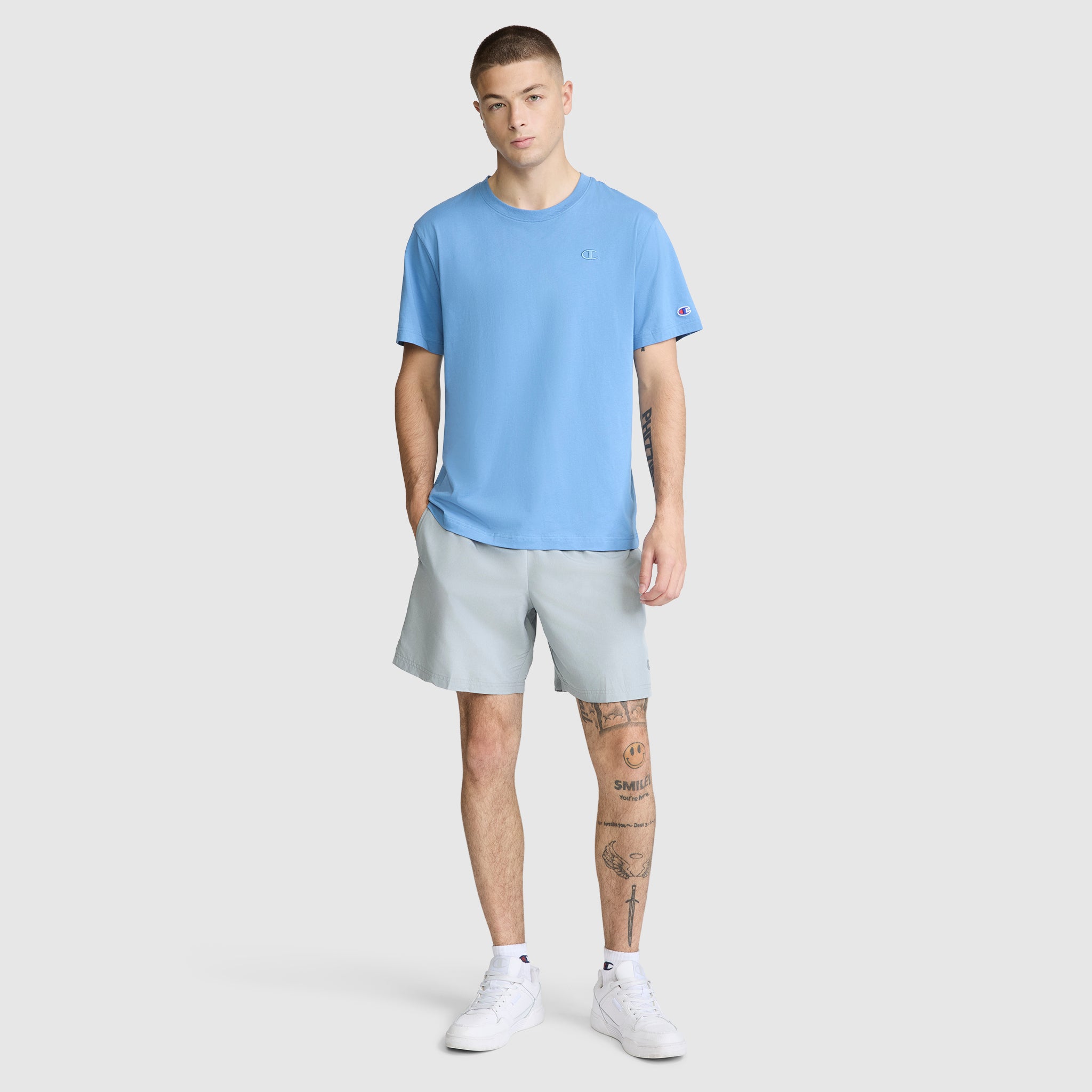 Champion Classic T-Shirt C Logo t-shirt homme Riviera coton