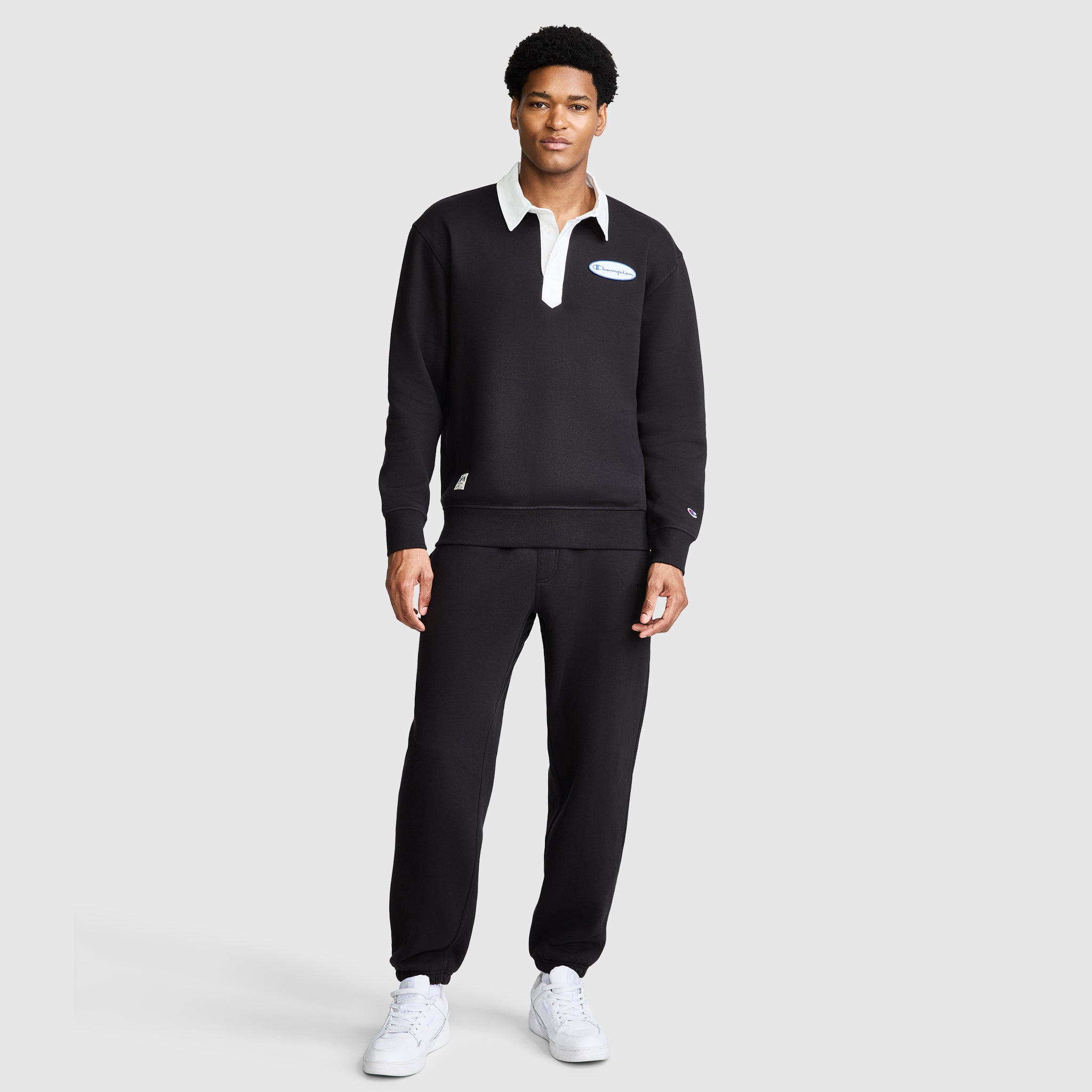 Champion Fleece Rugby sweat Black