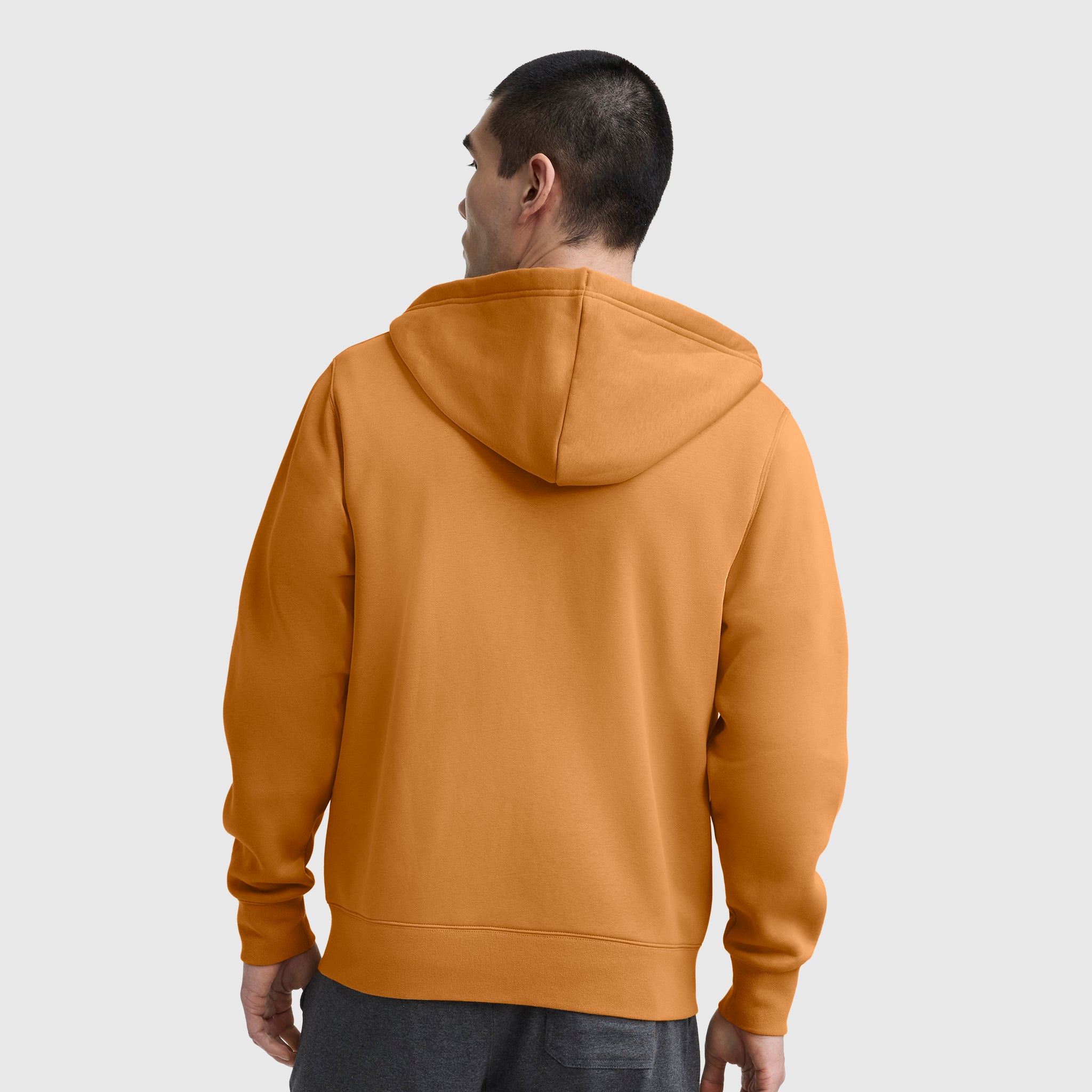 Champion Powerblend Full-Zip Hoodie sweat Ginger gratté