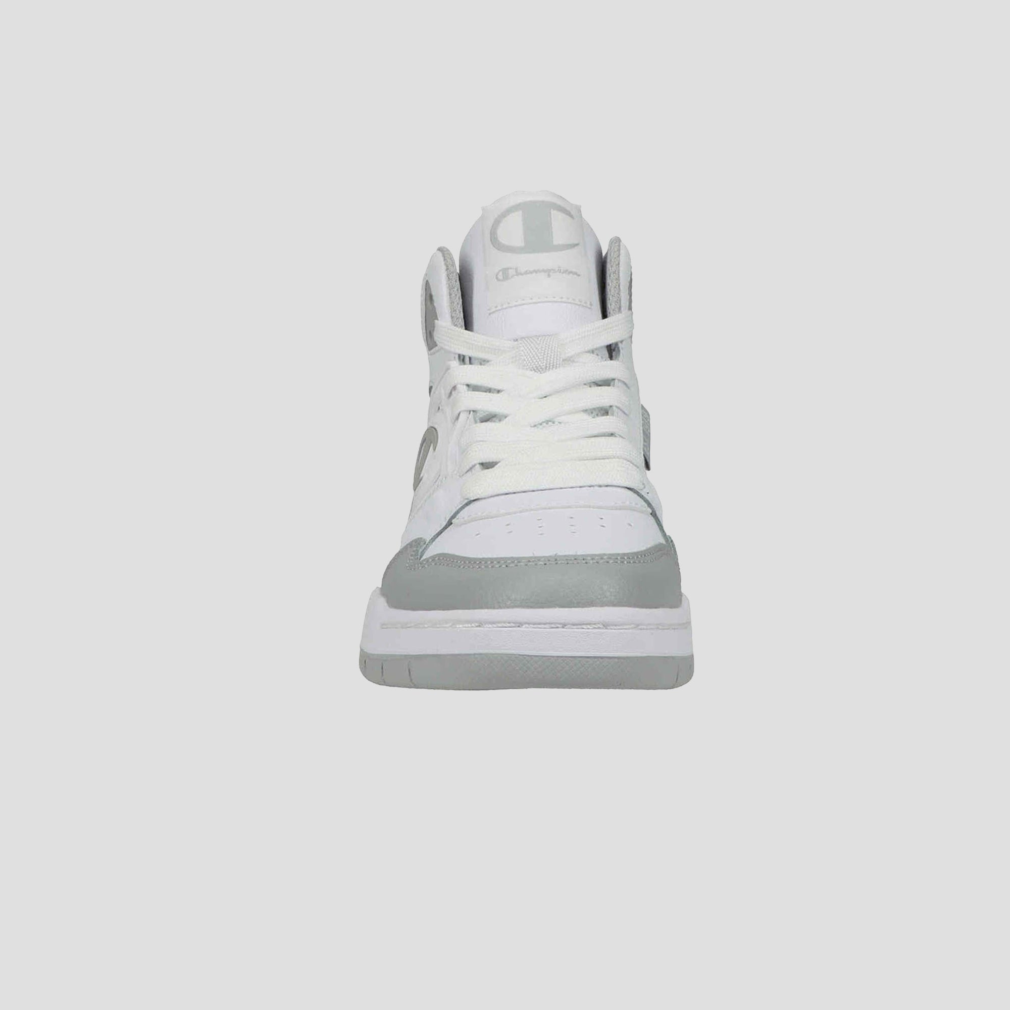 Champion Men's 5-on-5 High baskets blanc gris montantes