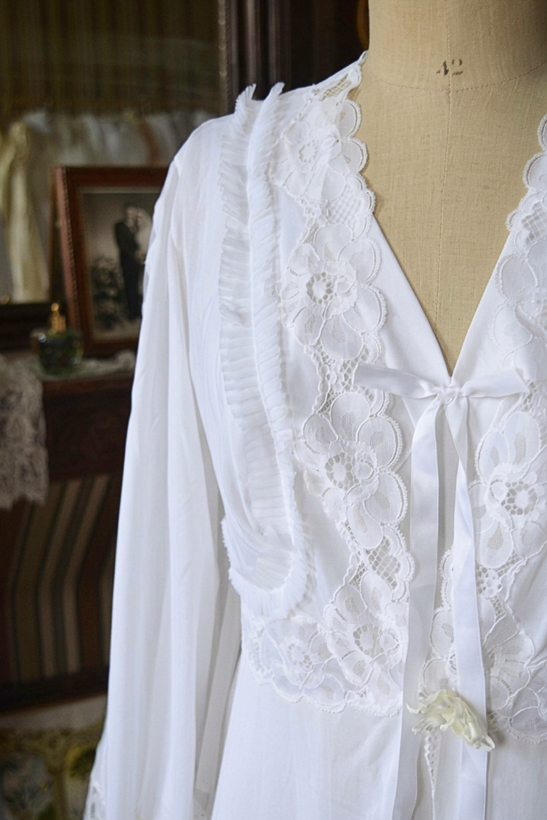 Solène Gisèle Ensemble Dentelle à Fleurs vintage nuisette