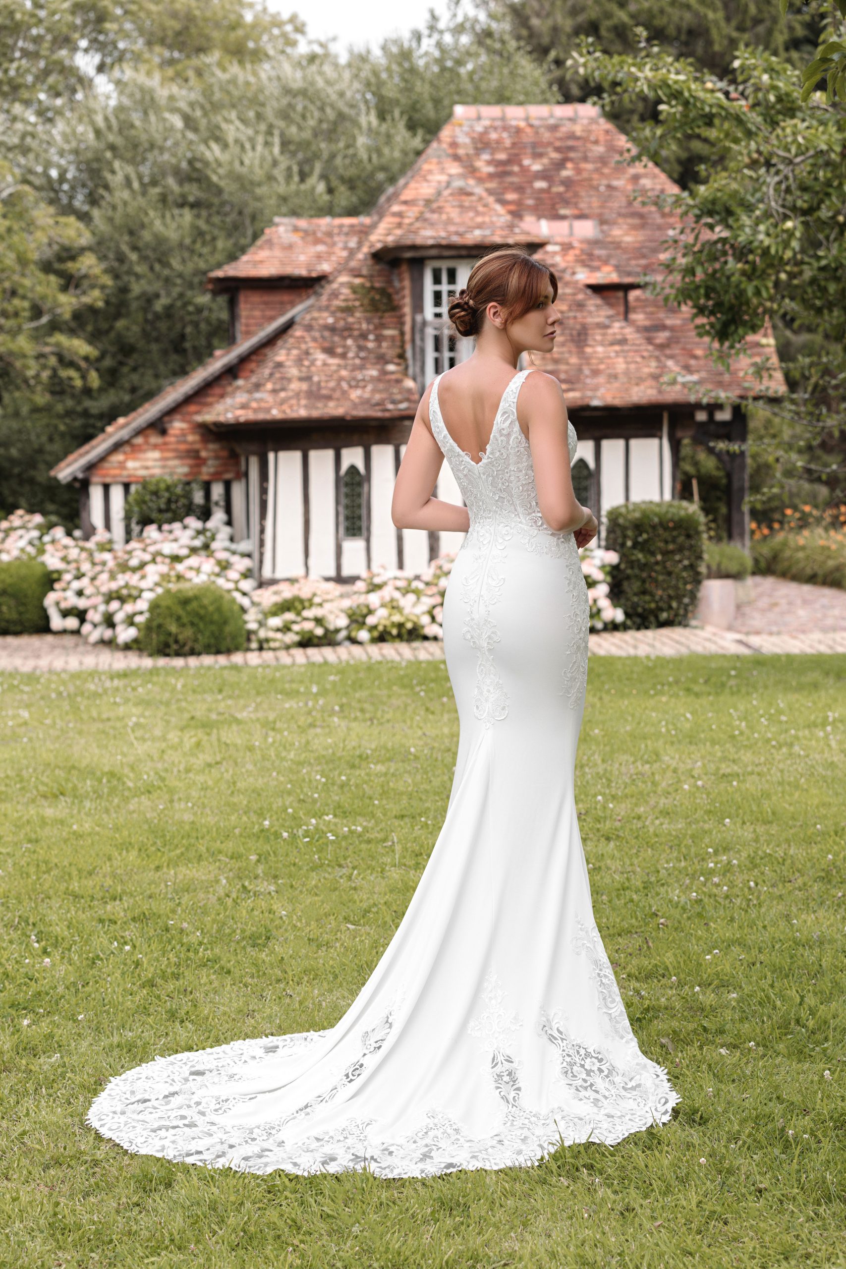 Le Jour de Notre Oui Océane robe de mariée satin dos nu
