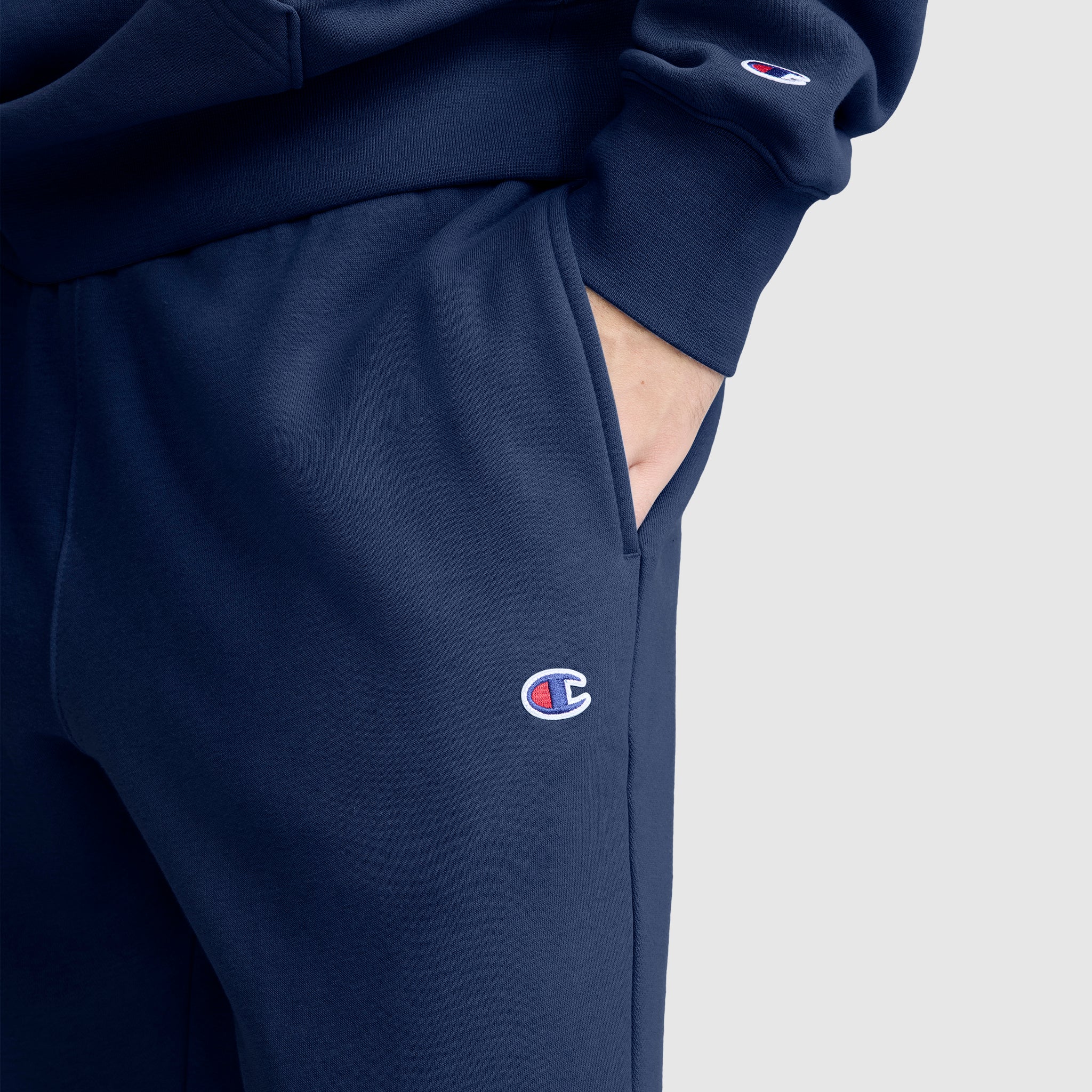 Champion Powerblend Joggers C Logo jogging Estate Blue