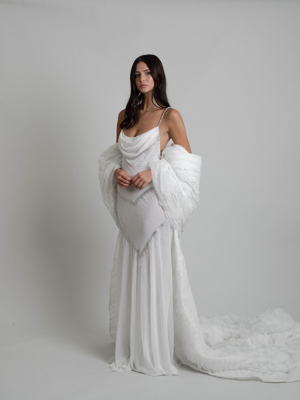 Rime Arodaky Bridal Falling Star robe de mariée strass