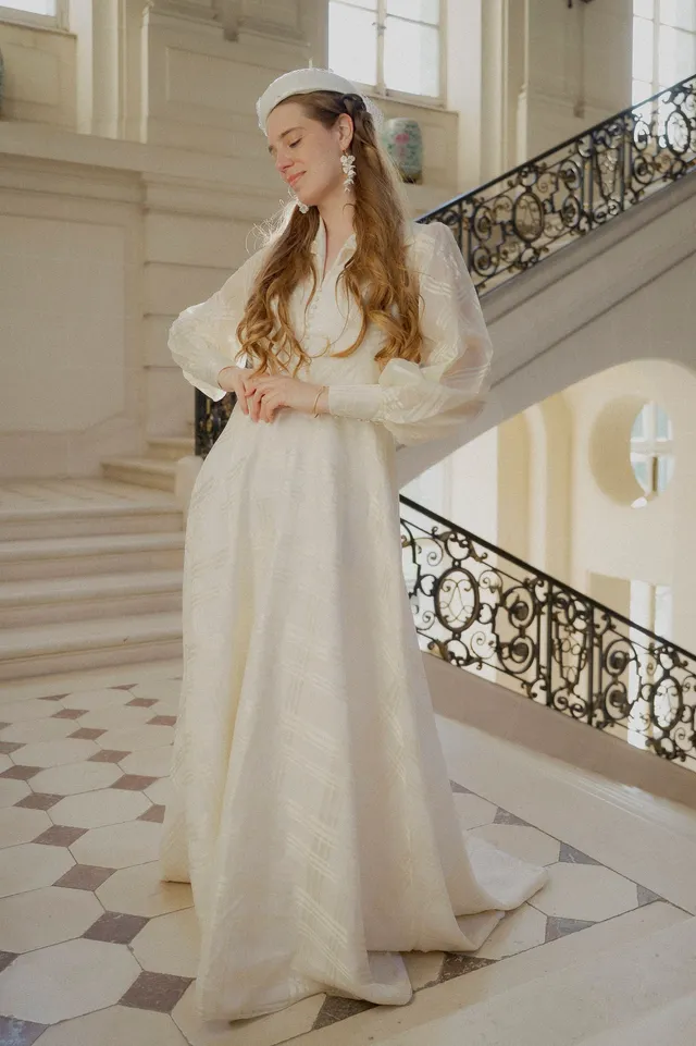 Solène Gisèle La mariée Robe Laura robe mariée ivoire 38