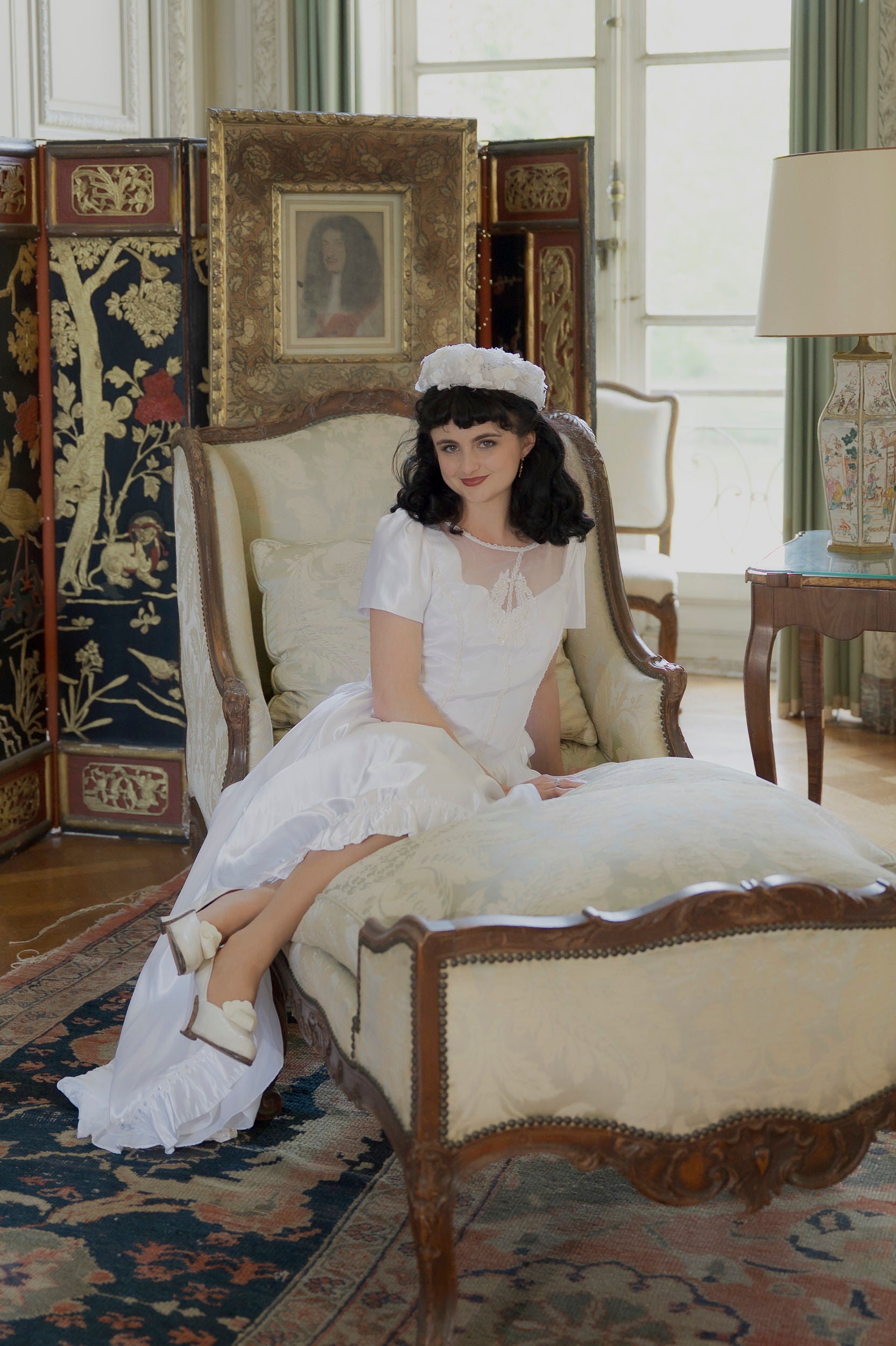Solène Gisèle La mariée Félicie robe mariée blanc satin 38