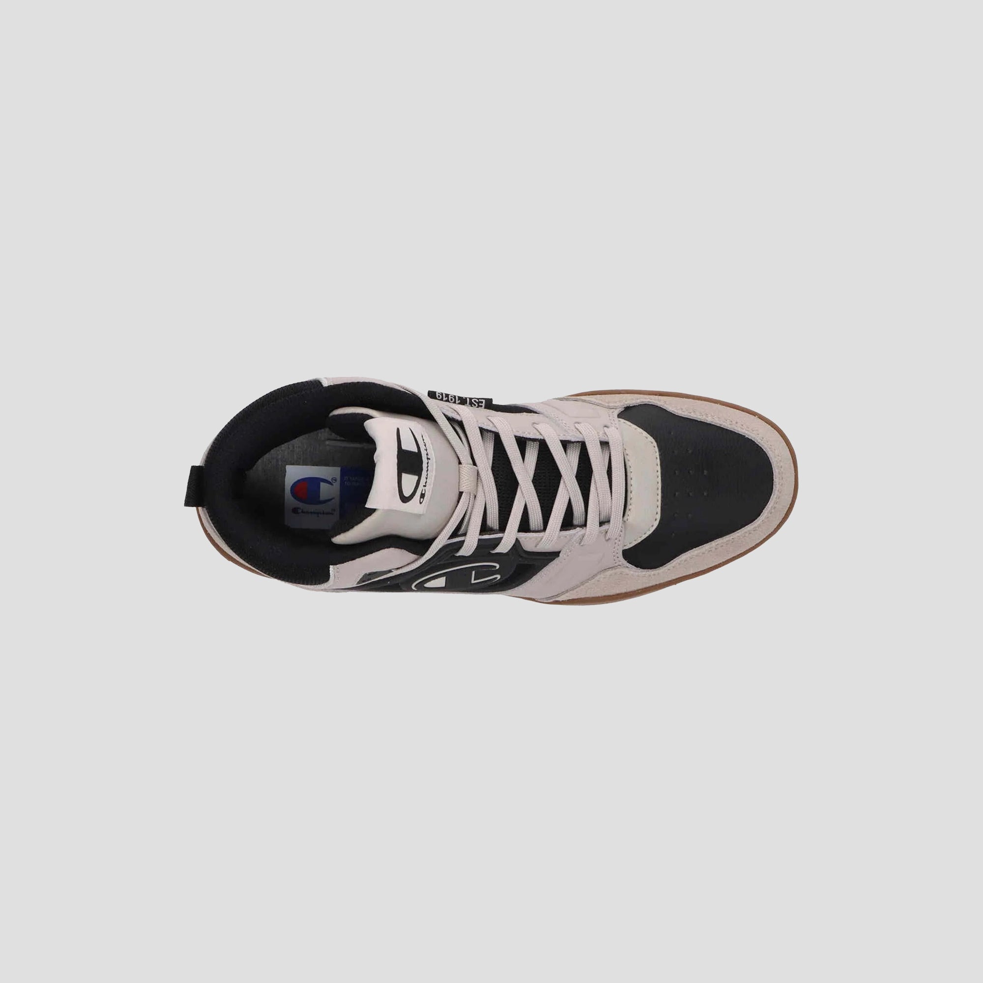 Champion Men's 5-on-5 High baskets beige noir montantes