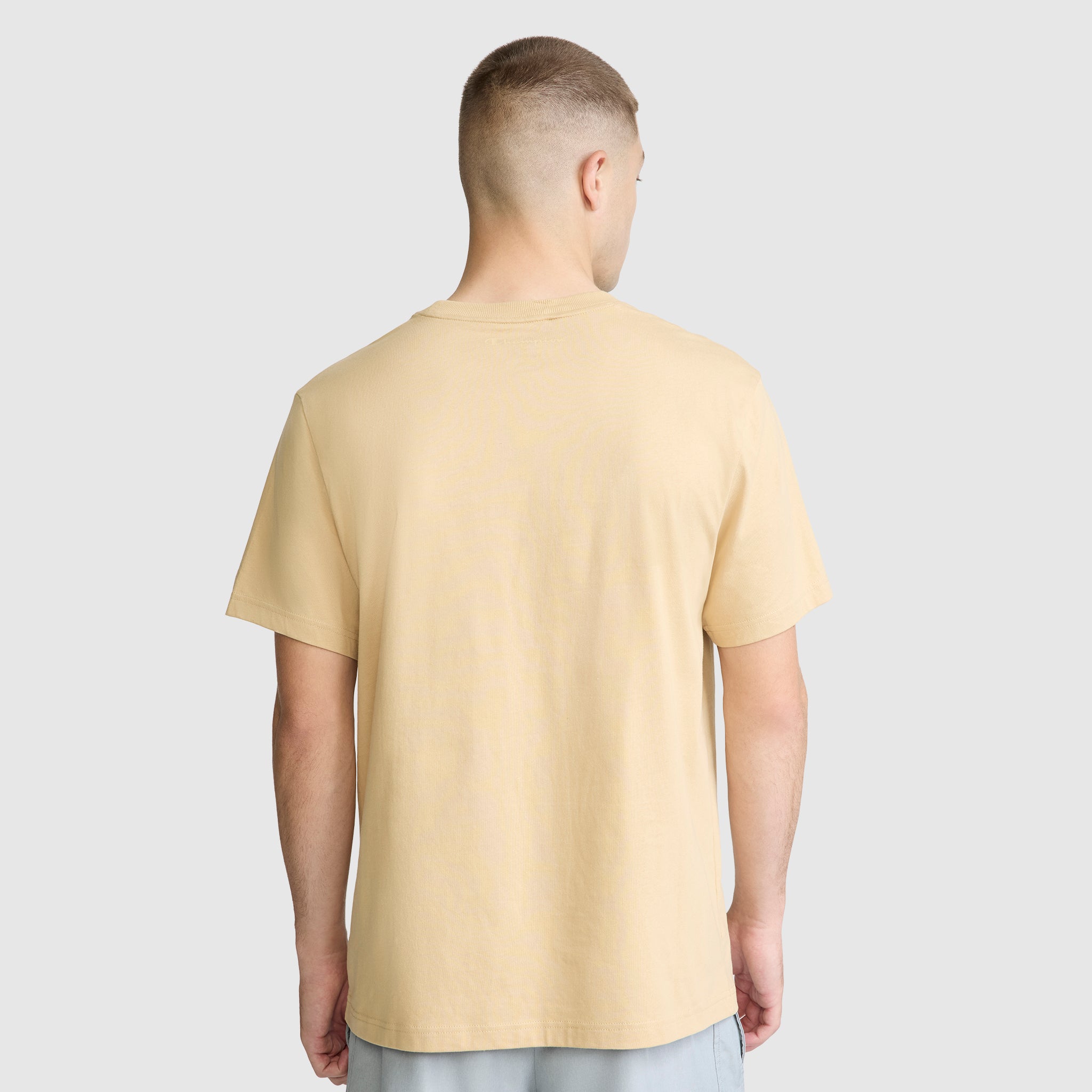 Champion Classic C Logo t-shirt homme Curds & Whey coton
