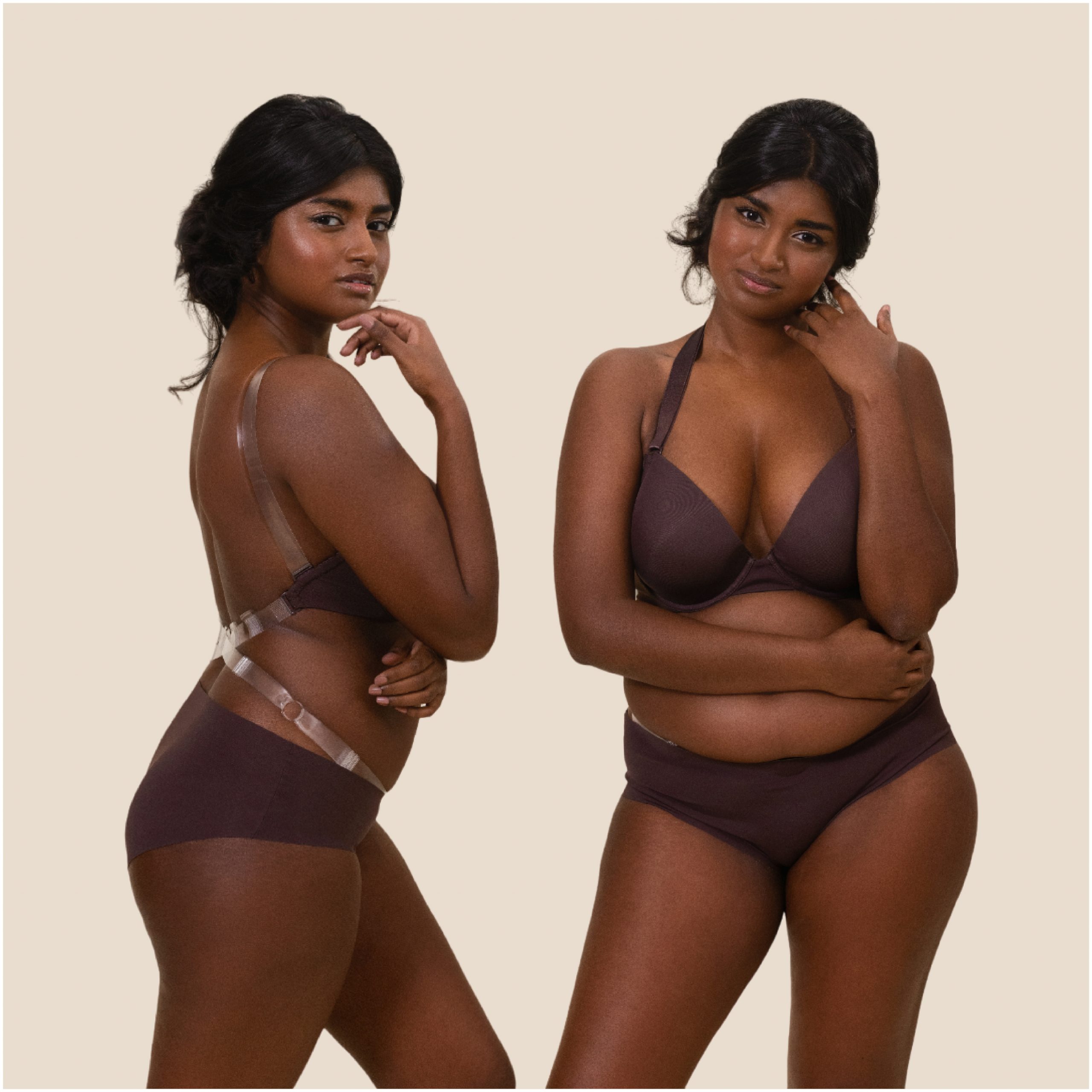Le Jour de Notre Oui soutien-gorge dos nu mariage invisible