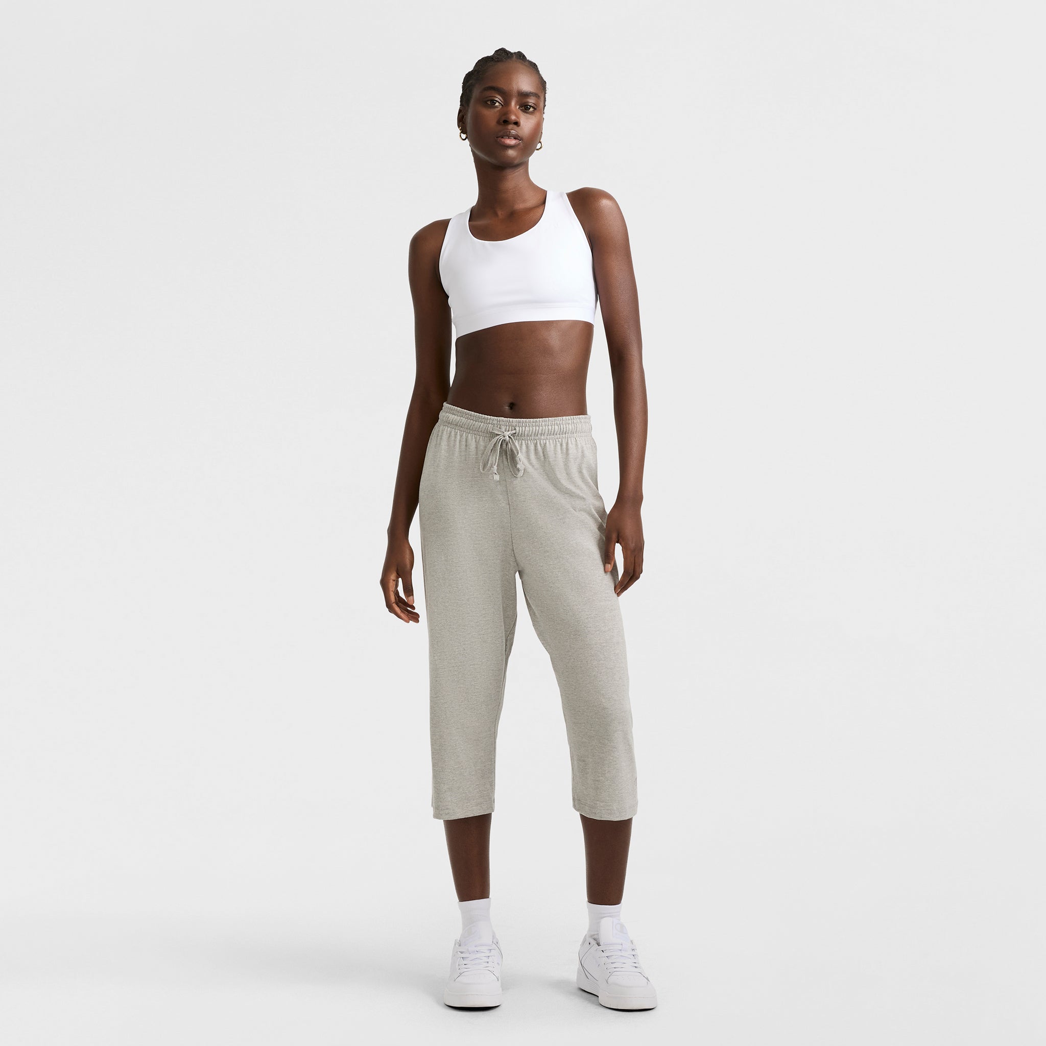Champion Lightweight Lounge Capri Pantalon Manhattan Mist Coton
