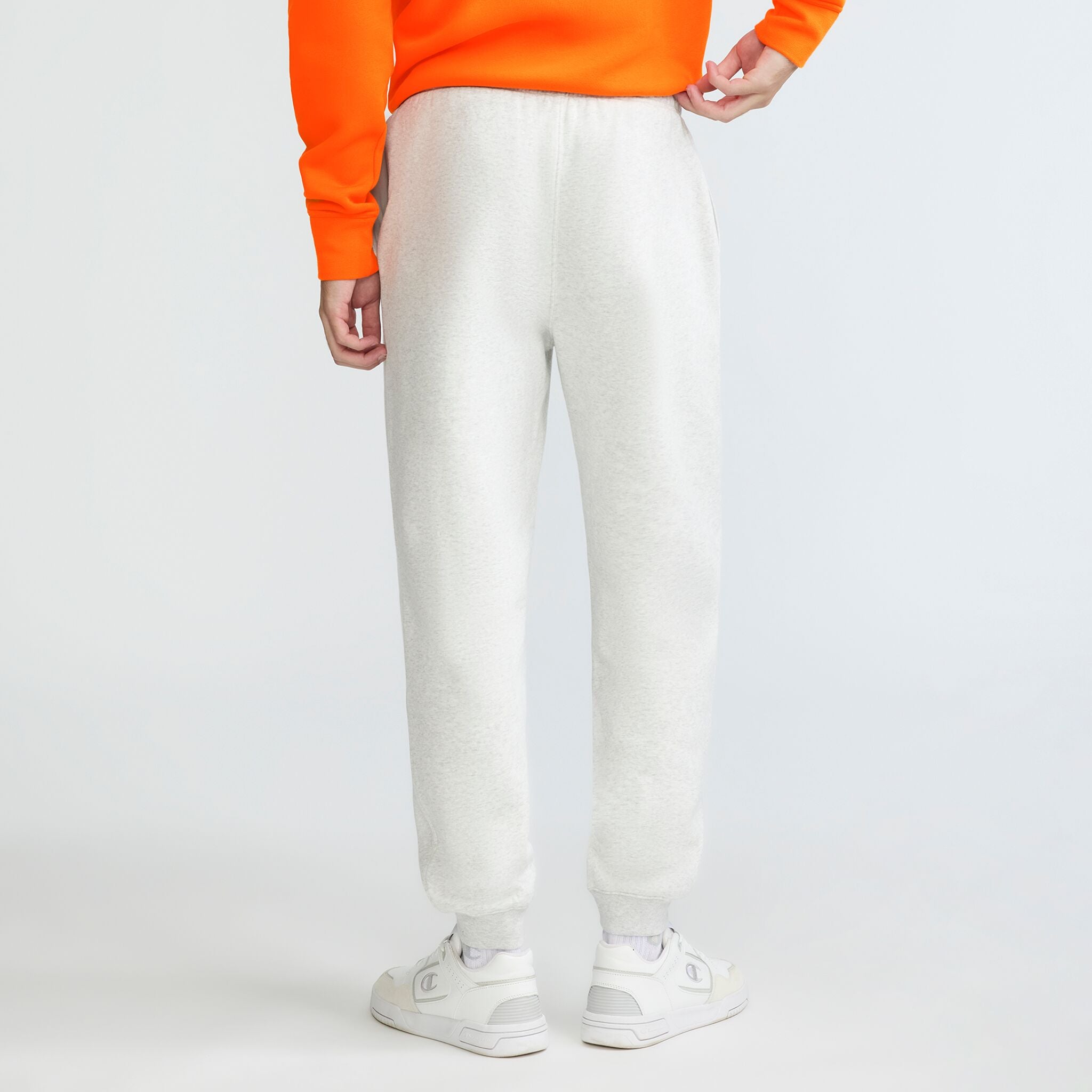 Champion Powerblend Joggers C Logo jogging Platinum Silver