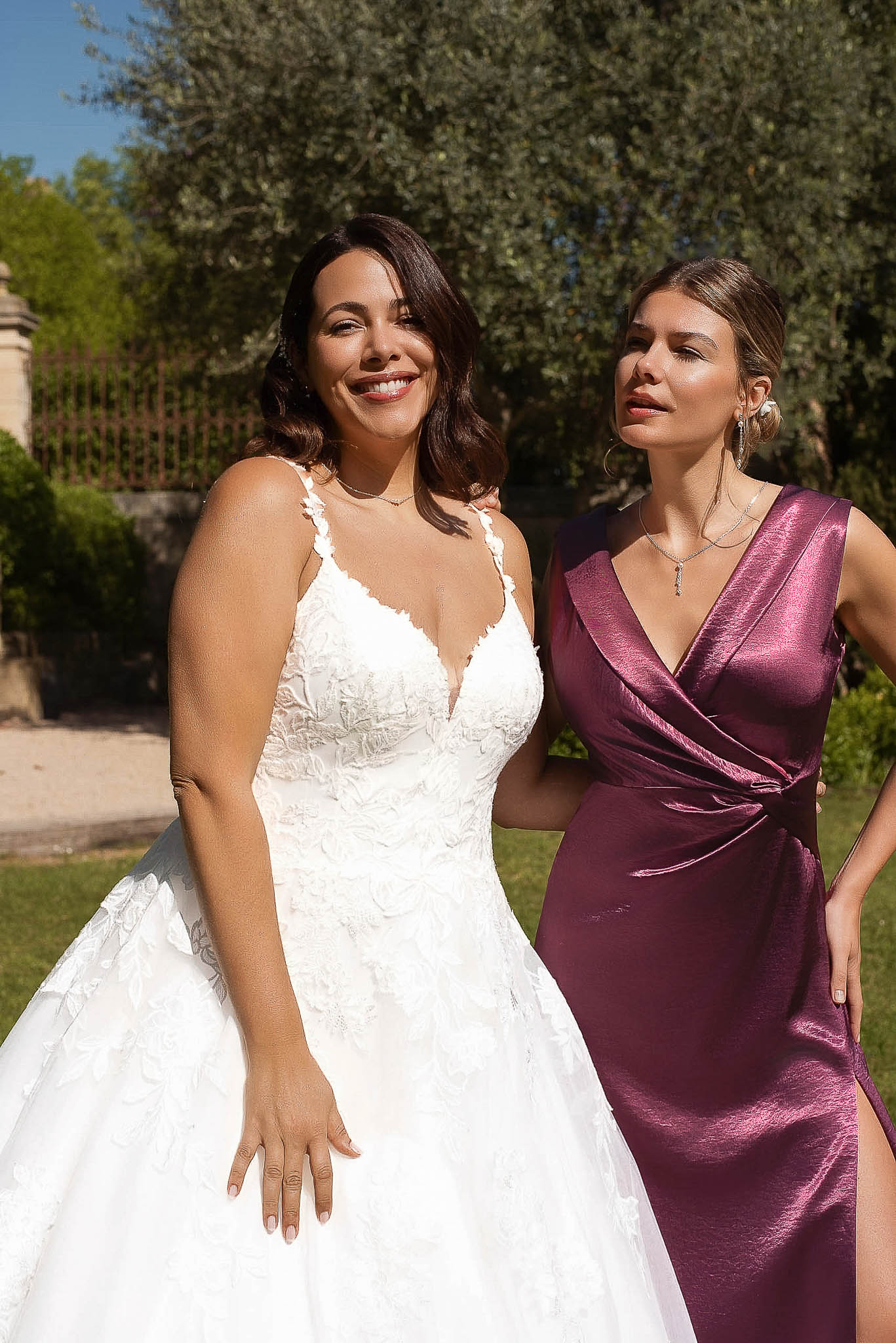 Le Jour de Notre Oui Impériale robe de mariée blanche mariage