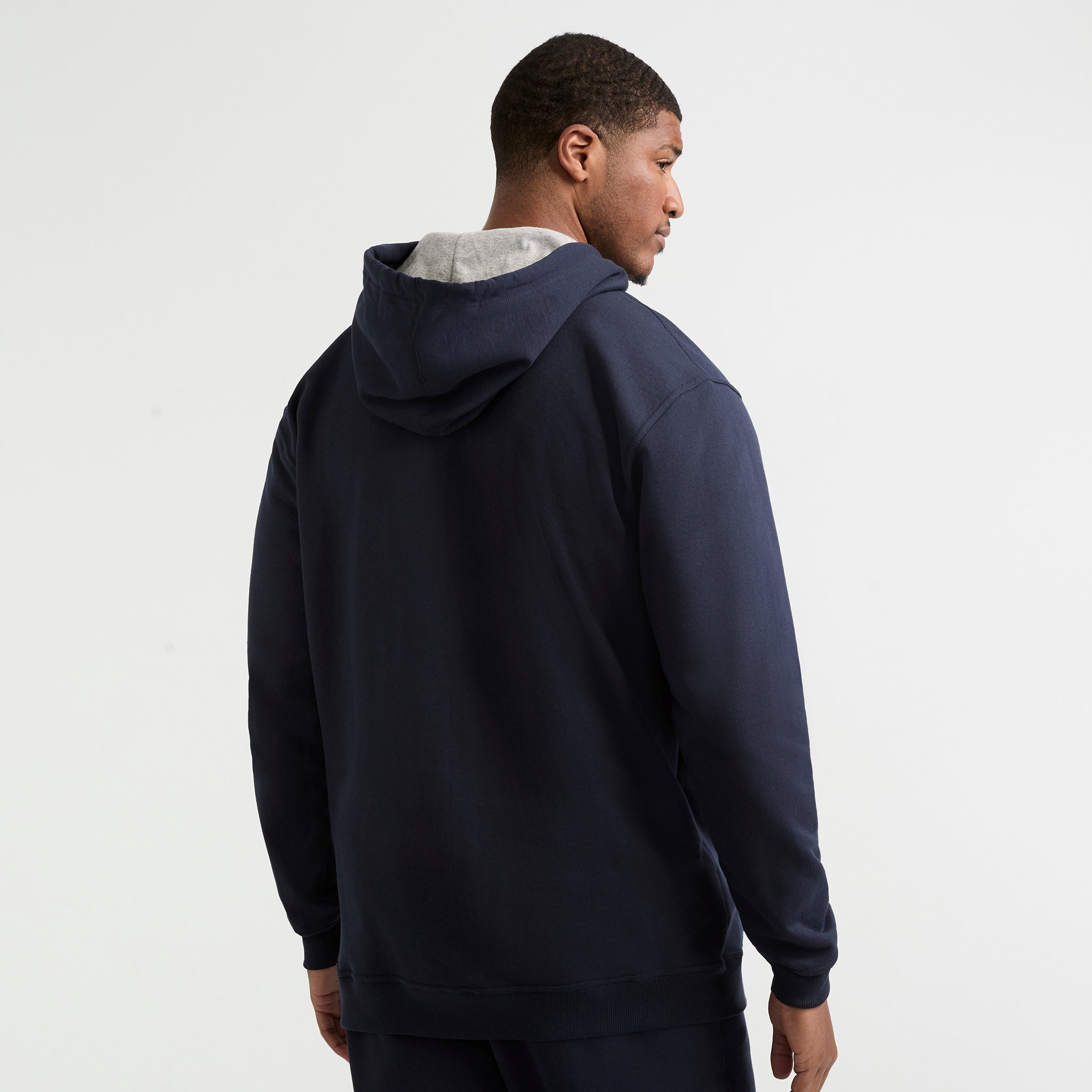 Champion Powerblend Hoodie sweat capuche homme Marine grande taille