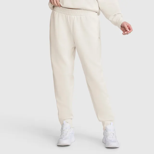 Champion Jogger tapered zips femme coton écru S