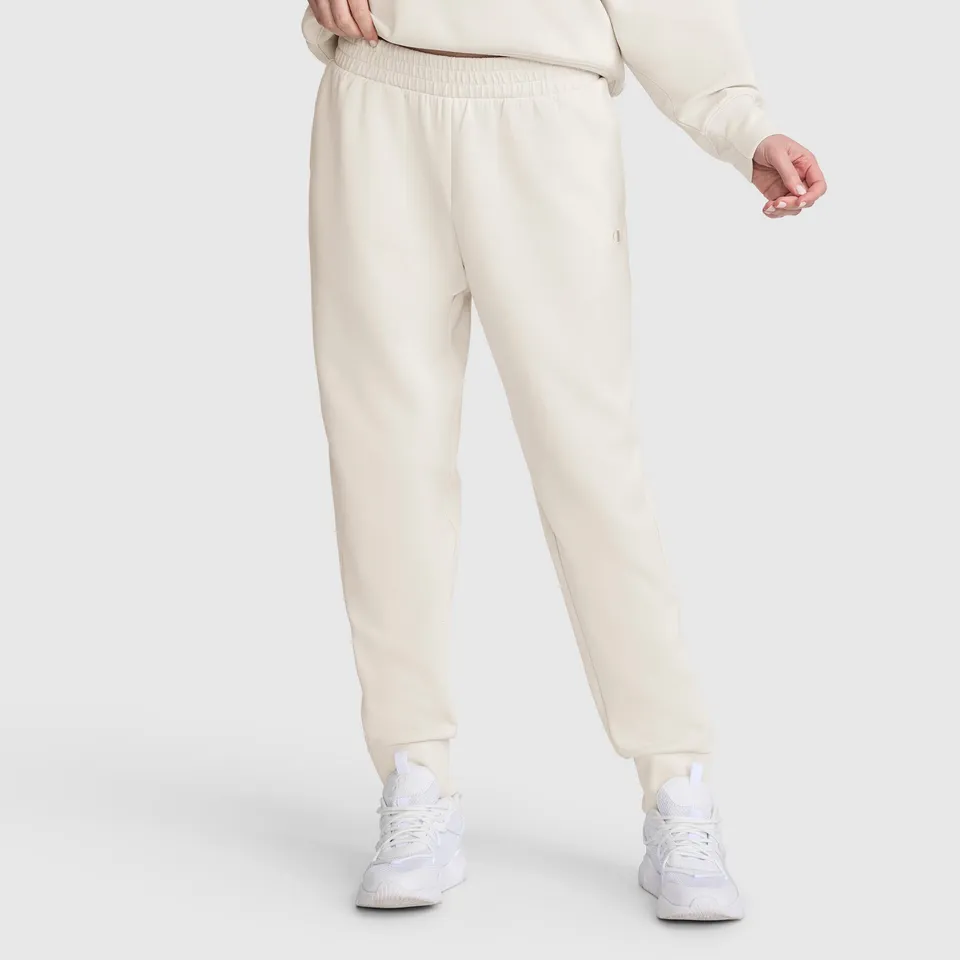 Champion Jogger tapered zips femme coton écru S