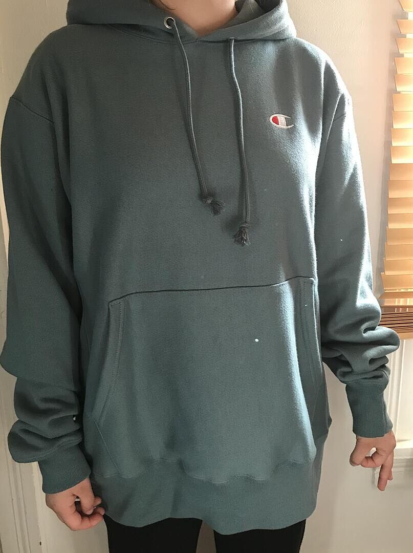 Champion Reverse Weave sweat homme noir C Logo molleton coupe ample
