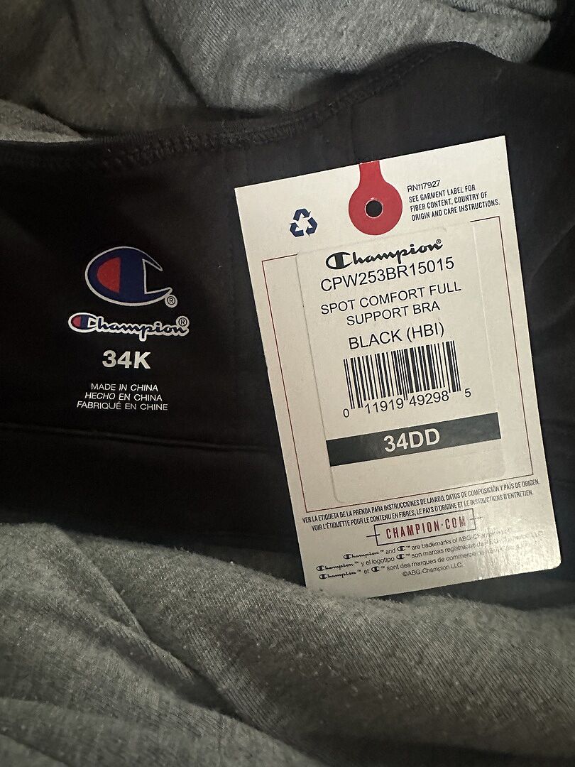 Champion Spot Comfort brassière sport Coastal Fjord fort