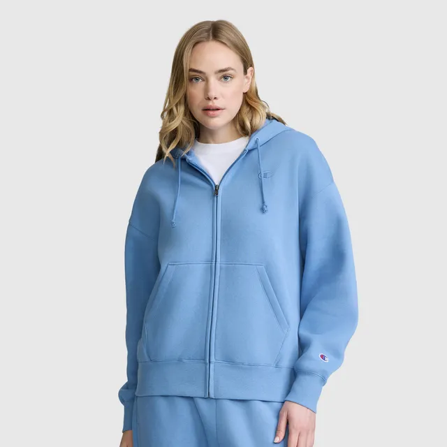 Champion Powerblend sweat zippé femme riviera molleton