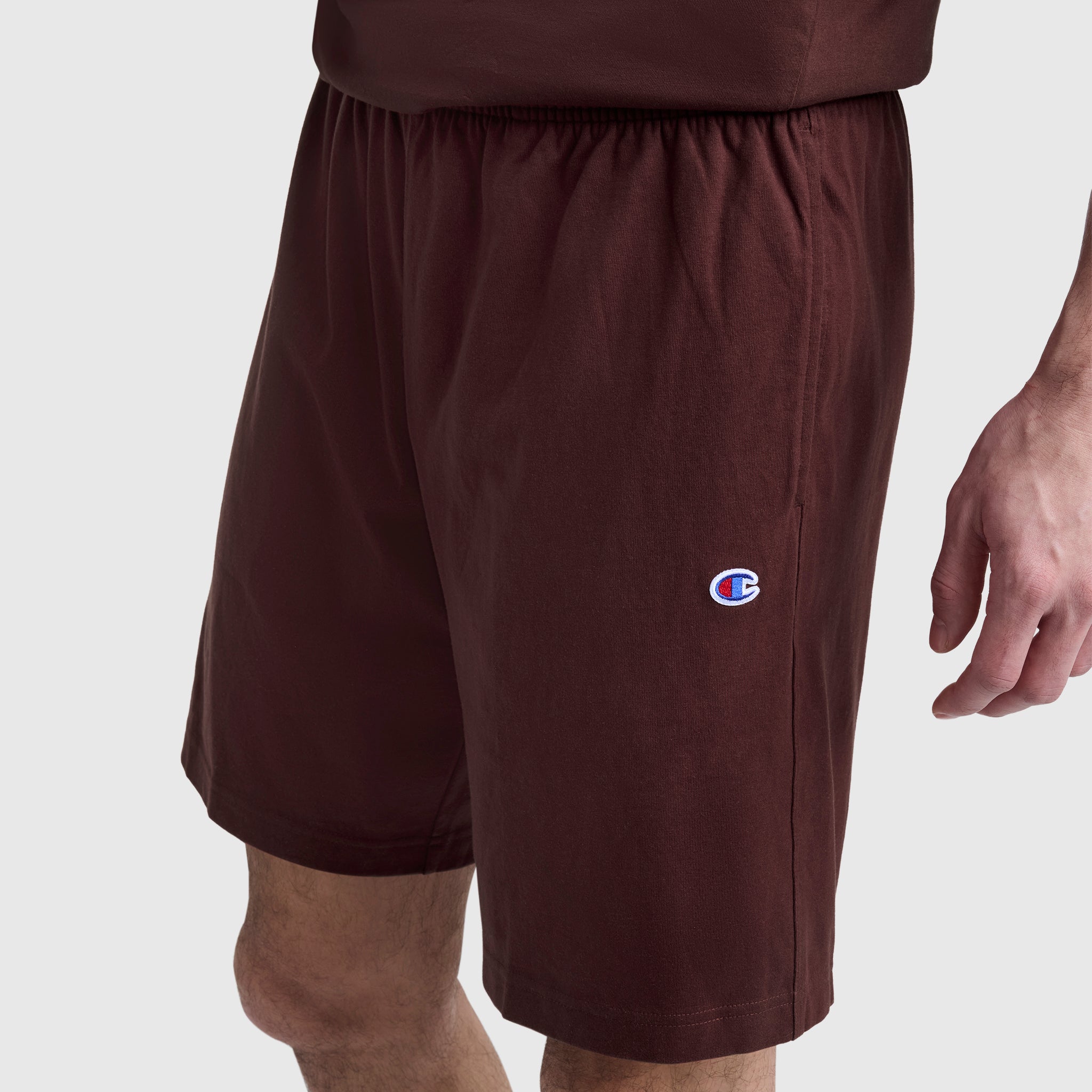 Champion 9 Lightweight Lounge short homme Marron coton 9 pouces