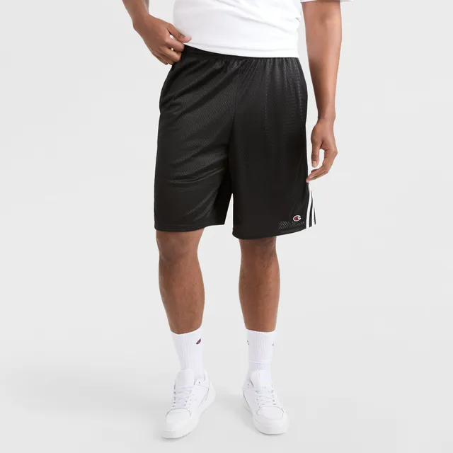 Champion Lacrosse 10" short mesh noir grande taille homme