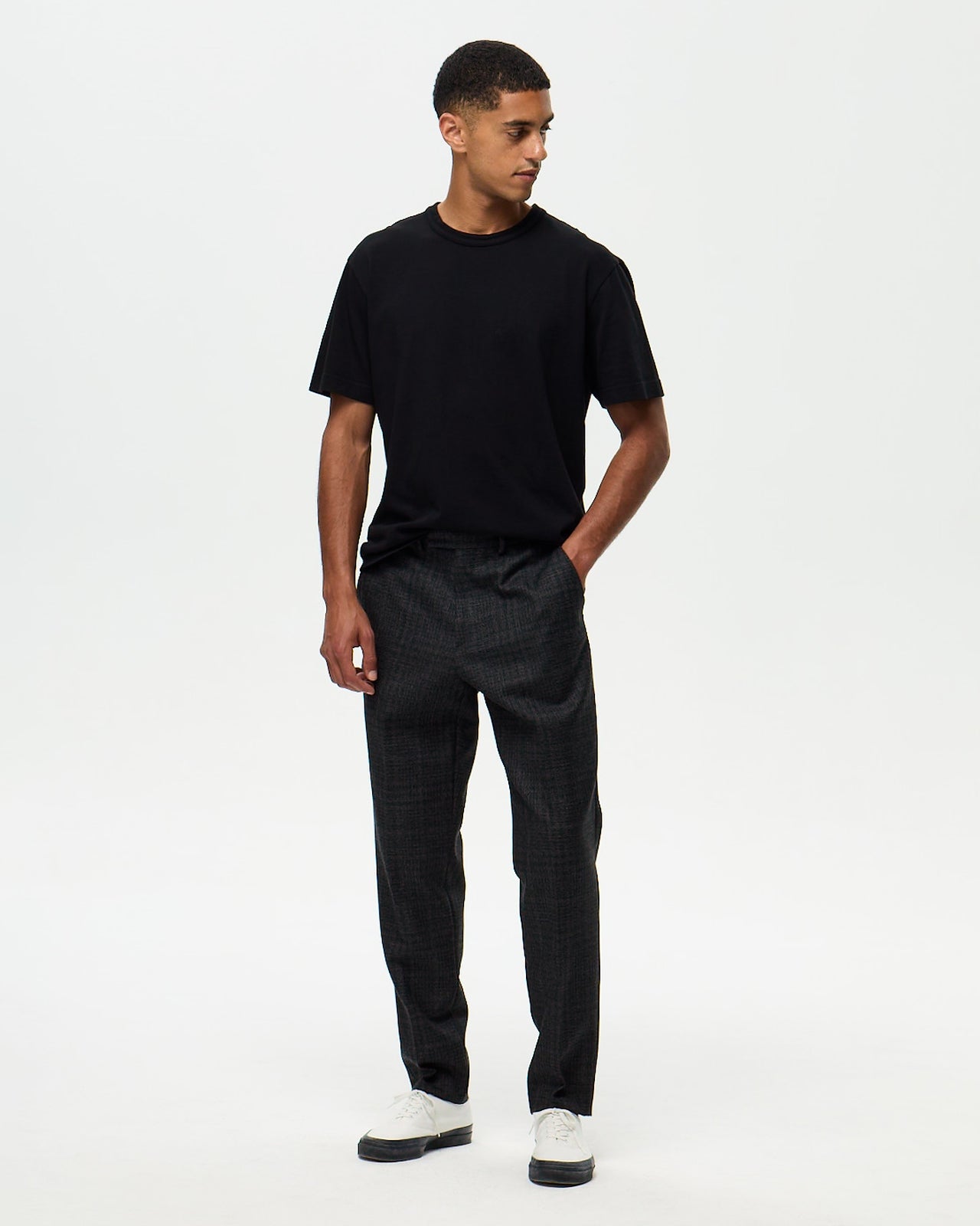 Lafaurie Darcy T-shirt Noir Coton 210g Coupe Droite