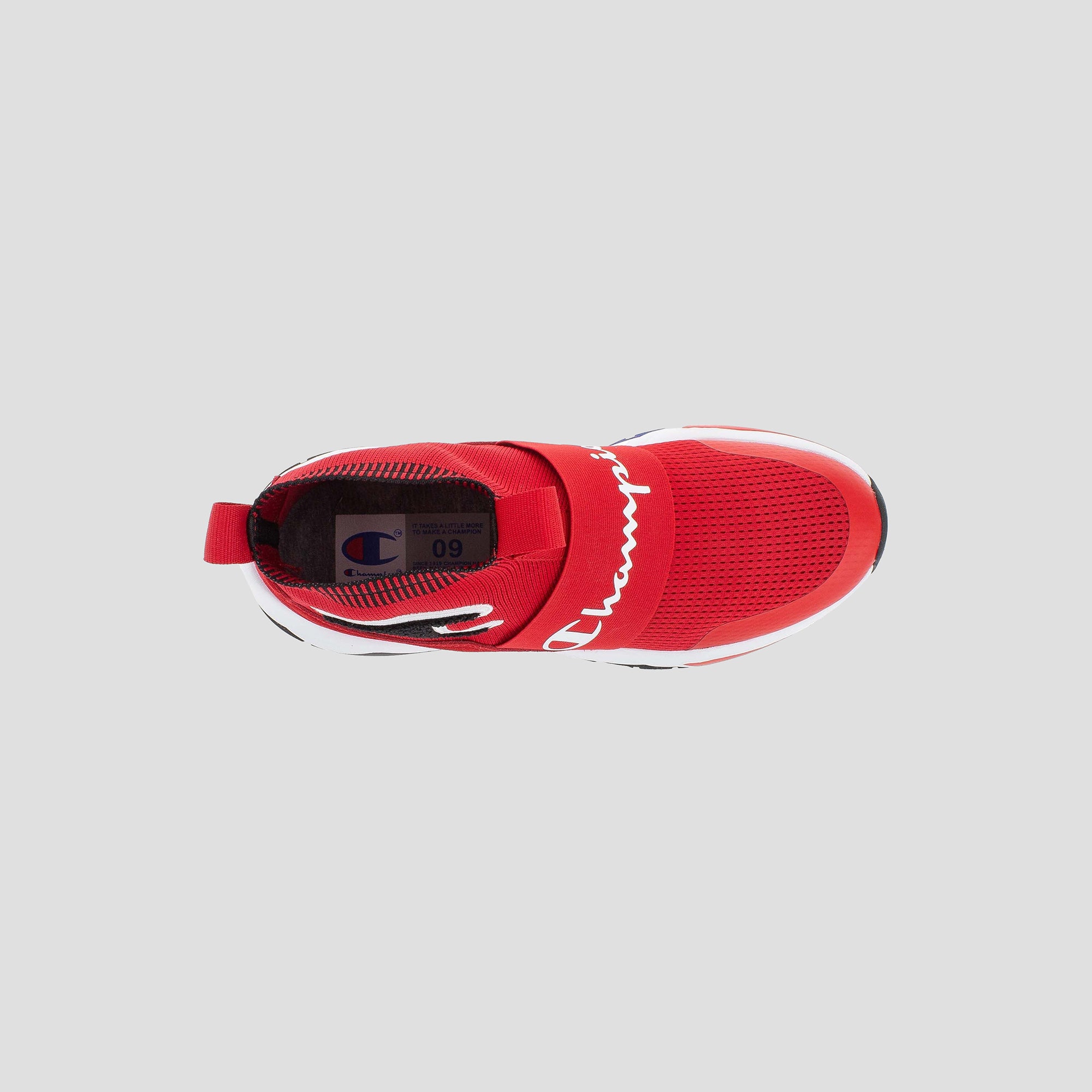 Champion Rally Pro baskets enfant rouge montantes knit