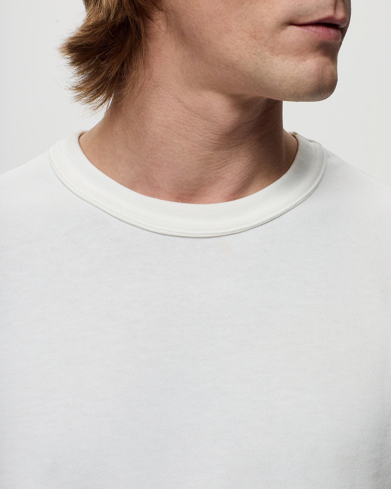 Lafaurie Darcy T-shirt Blanc Coton 210g Coupe Droite