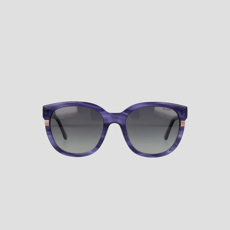 Champion Curvaceous Square Lunettes Soleil Femme Bleu