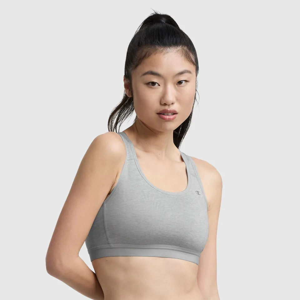 Champion Compression C Logo brassière Oxford Grey maintien modéré