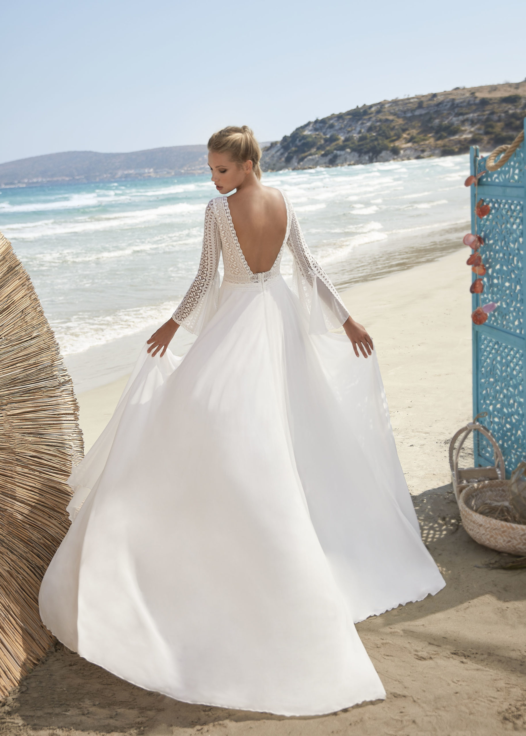 Hervé Paris Boho Destination Valreas robe de mariée blanche