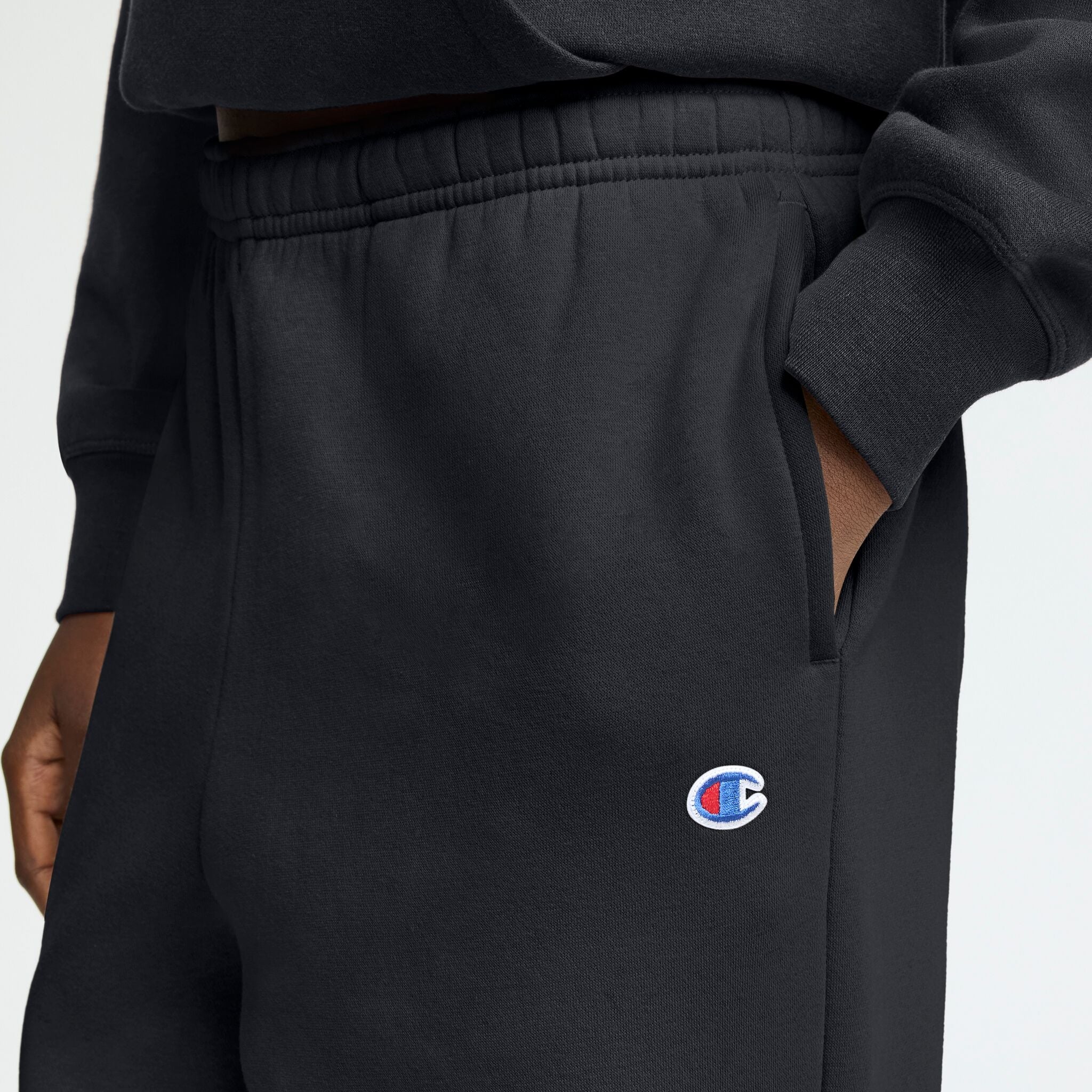 Champion Powerblend jogging droit noir molleton homme