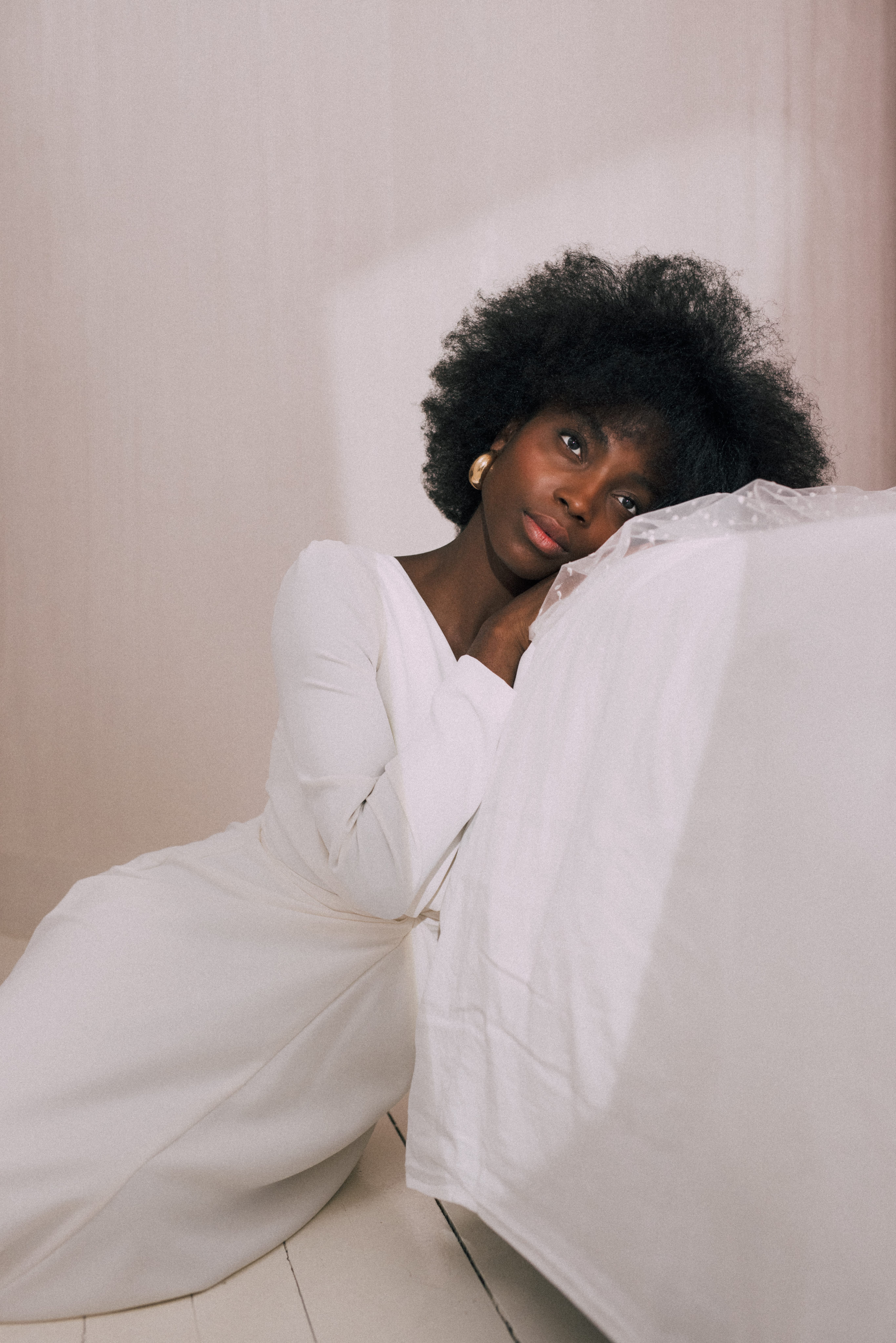 Maison Floret Sur-mesure Dean robe de mariée crêpe drapé
