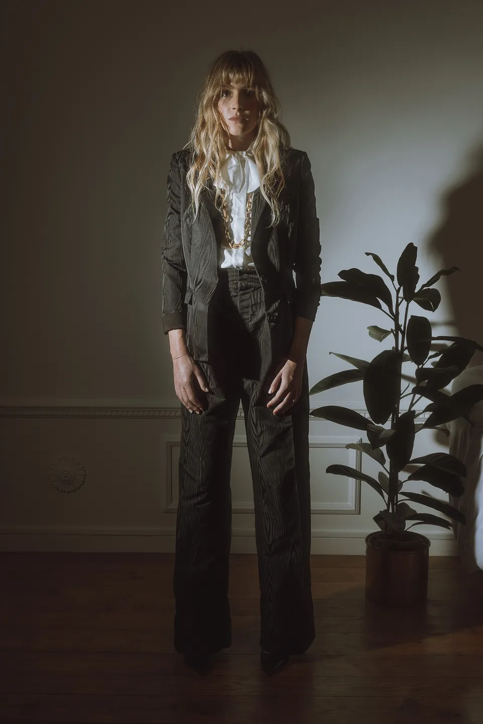 Maison Floret Accessoires Patti veste taffetas noir